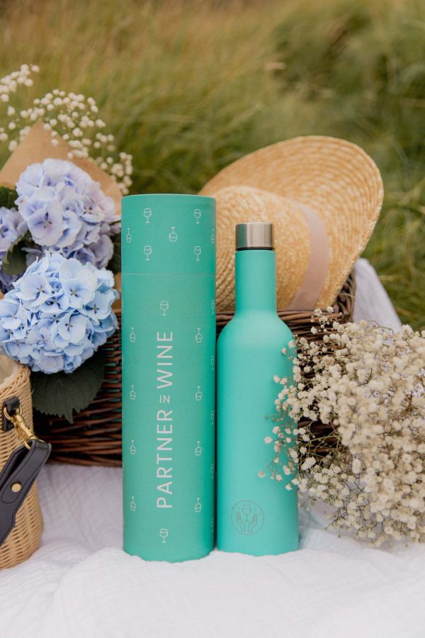 Insulated Wine bottle turquoise